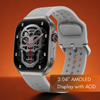 H Watch Curve AMOLED Smart Watch - Gray