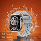 H Watch Curve AMOLED Smart Watch - Gray