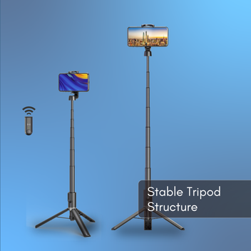 2-in-1 Smartphone Tripod Selfie Stick Secondary image