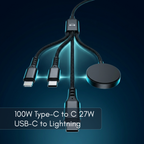 HCable Ultimate 3 in 1 Charging Cable