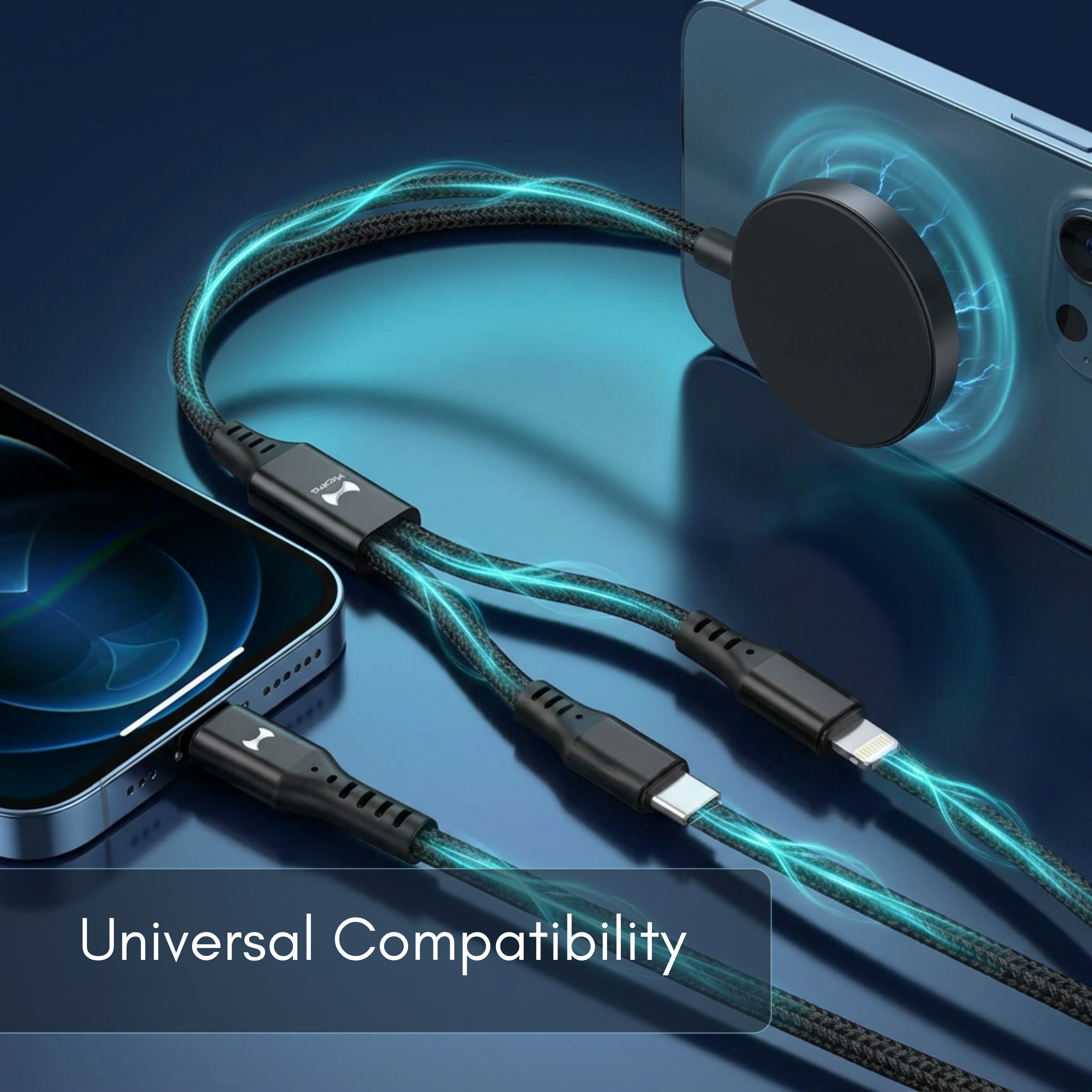 HCable Ultimate 3 in 1 Charging Cable