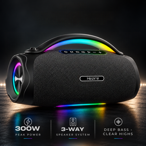 Hezire H-Sound Thunder Halloween Party Bundle | Speaker + 2 Wireless Microphones
