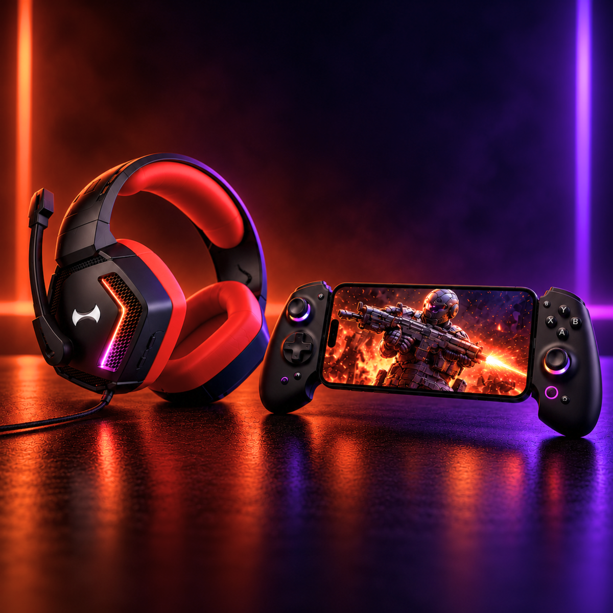 Hezire Ghost X Gaming Bundle | Controller + FREE GHS-250 Headset