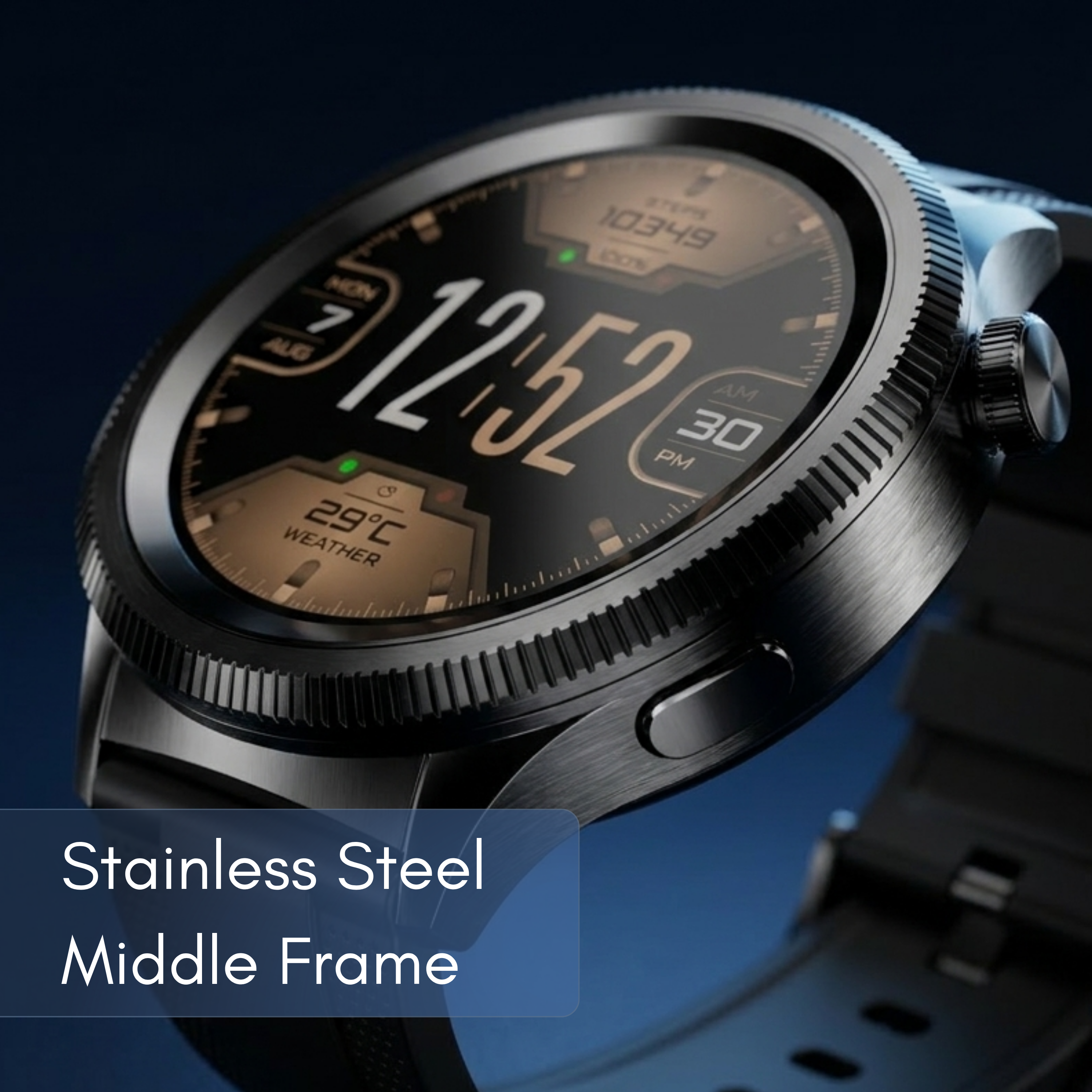 H-Watch Crown Smartwatch Secondary image