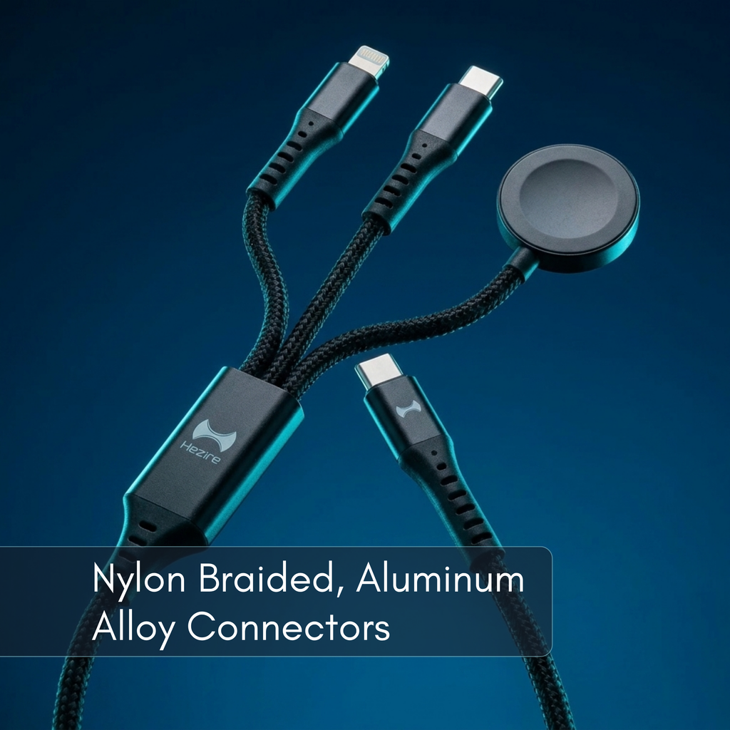 HCable Ultimate 3 in 1 Charging Cable
