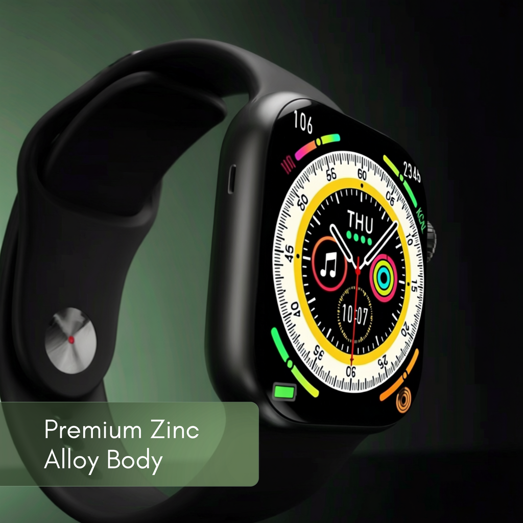 الساعة الذكية H Watch Max Premium - أسود