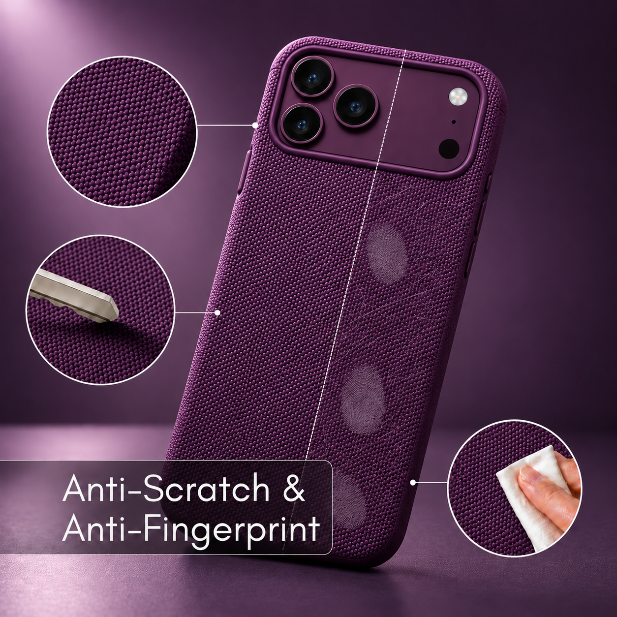 Hezire Comfort Grip Protective Case for iPhone 18 Pro Max