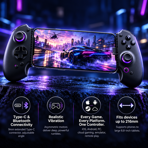 Hezire Ghost X Gaming Bundle | Controller + FREE GHS-250 Headset