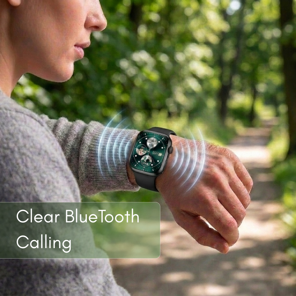 الساعة الذكية H Watch Max Premium - أسود
