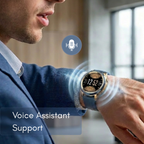 H-Watch Crown Smartwatch - Blue & Gold