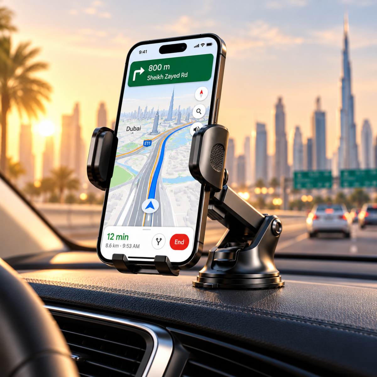 Hezire Selfie Stick Tripod + Car Phone Holder Bundle | Bluetooth Remote Included