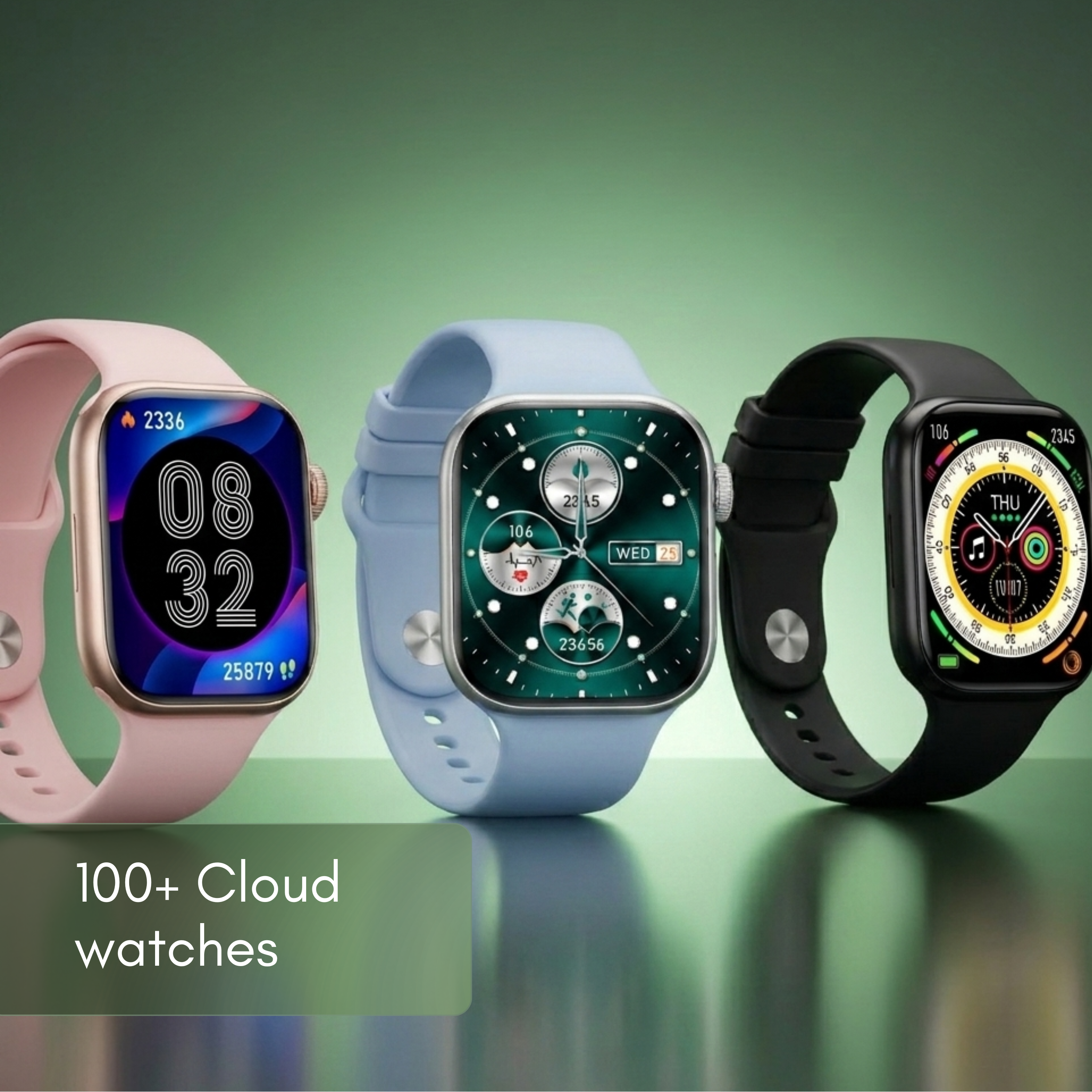 الساعة الذكية H Watch Max Premium - أسود