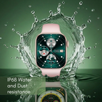 الساعة الذكية H Watch Max Premium - ذهبي وردي