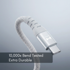 HCable Plus 100 Type-C Cable - White