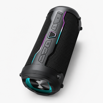 Hezire H-Sound Neon Bluetooth speaker with vibrant neon lighting and portable design, ideal for wireless music streaming. Main image
