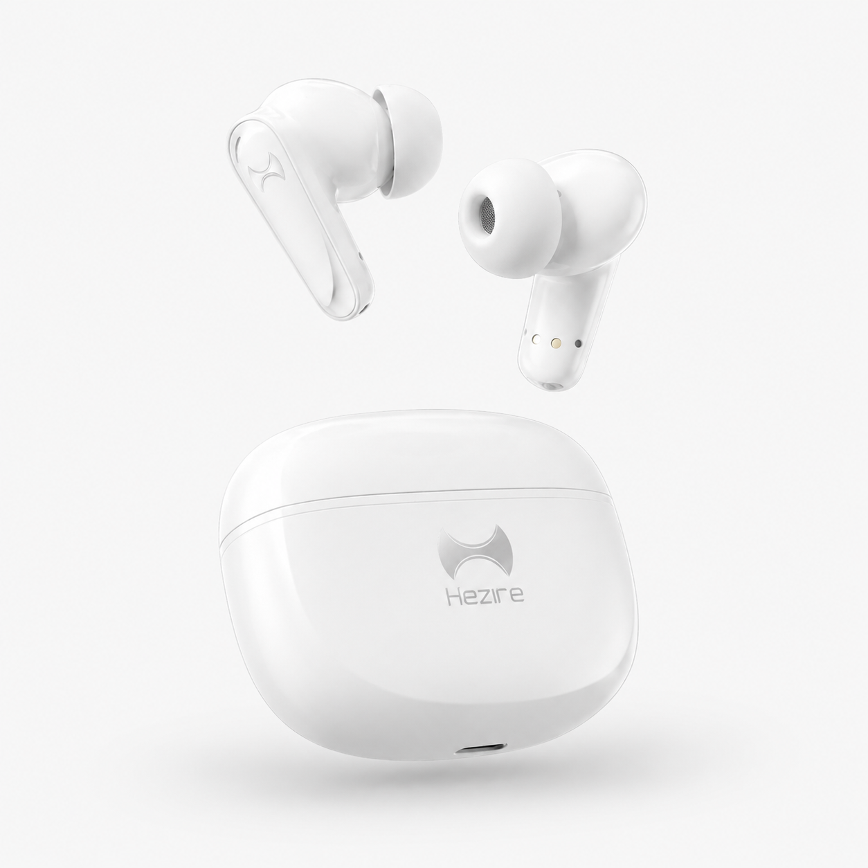 HBudz Go True Wireless Earbuds with ENC Calling - White Main image