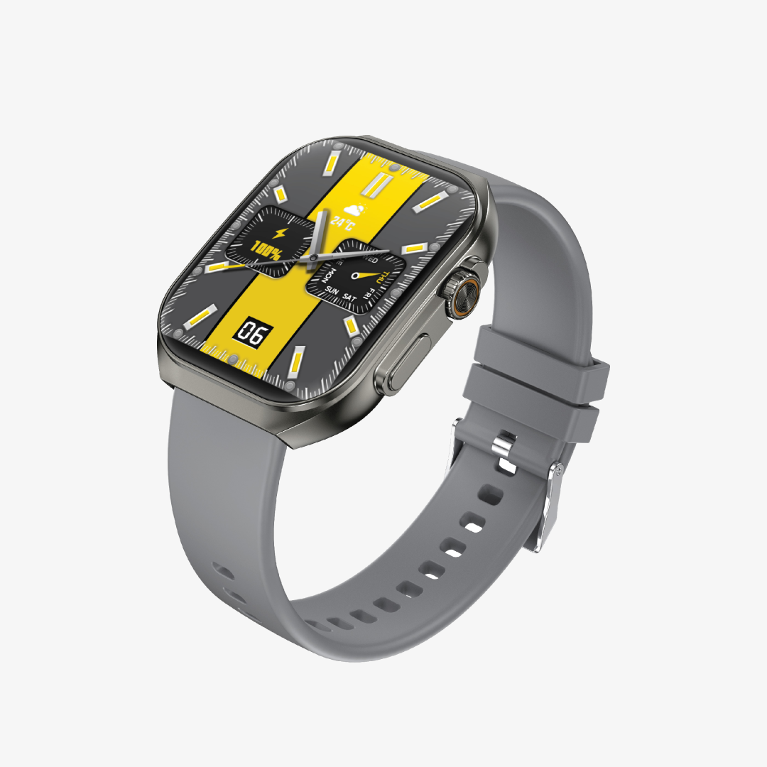 H Watch Curve AMOLED Smart Watch - Gray Main image
