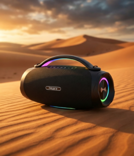 Hezire H Sound Thunder Bluetooth Speaker with 2 Wireless Microphones